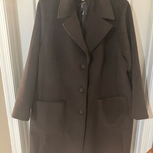 Candace Cameron Bure Dark Brown Trench Coat